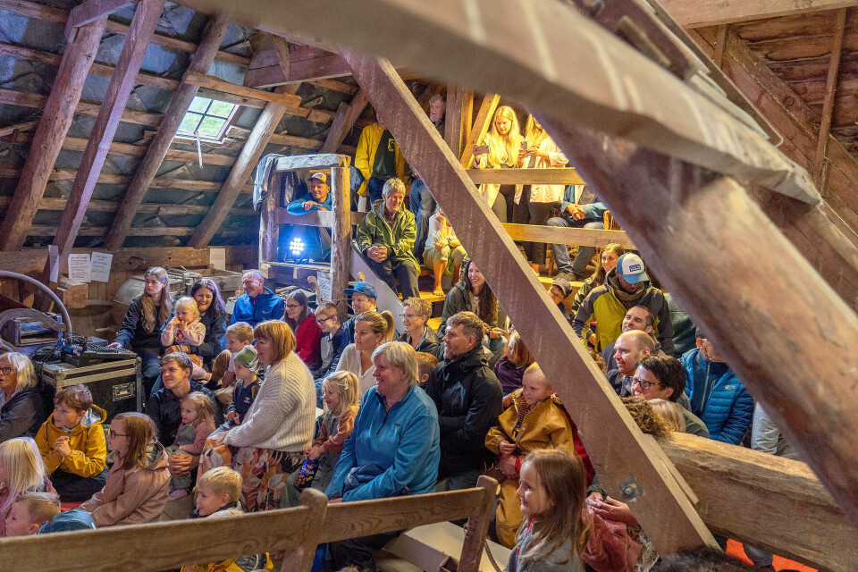 Fullt i Kulturløo på Drange. (Foto: Vetle Mikkelsen)