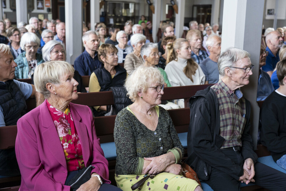 Kyrkjepublikum (Foto: Vetle Mikkelsen)