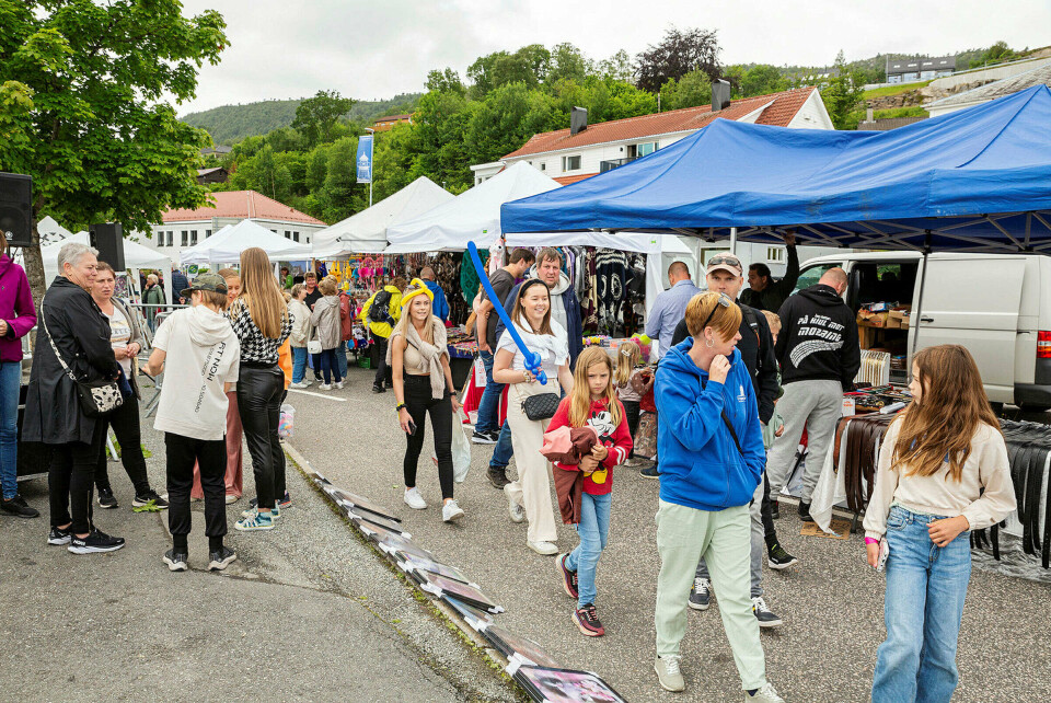 Marknadsdag (Foto: Camilla Korsnes)