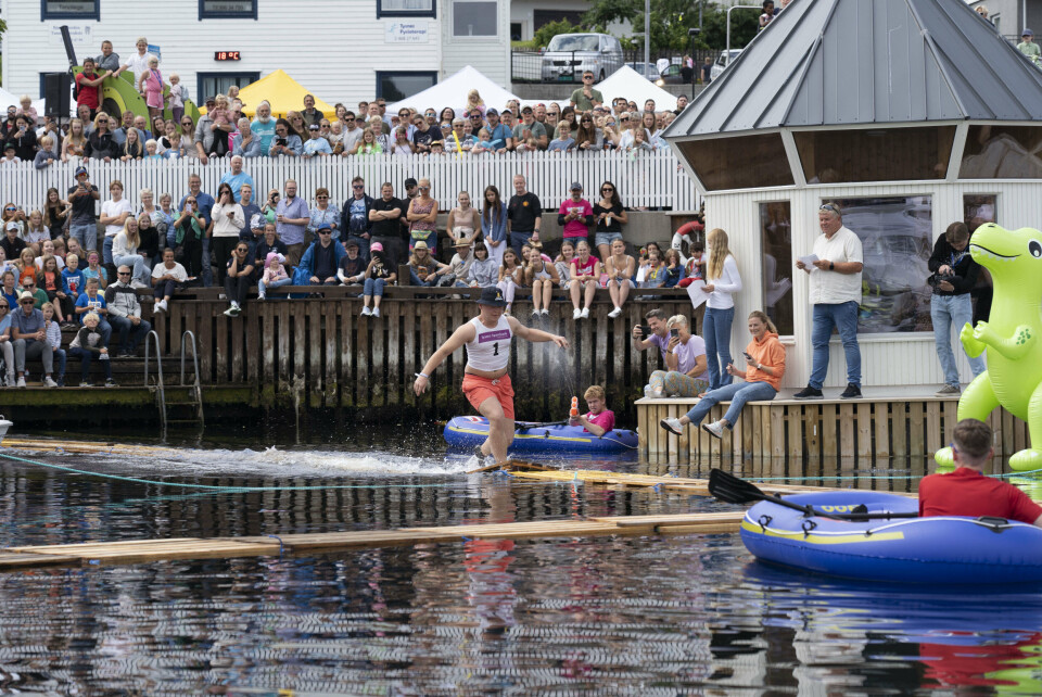Sander Lillemoen var fyrst ut i løypa.
