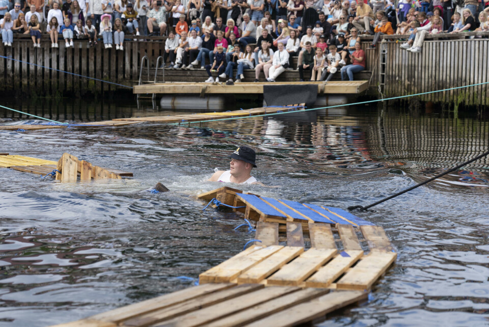 Det enda i vatnet for Sander Lillemoen.