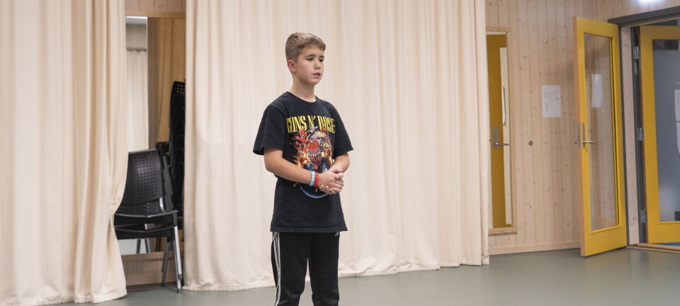 Elevar i rampelyset på «Aladdin»-audition